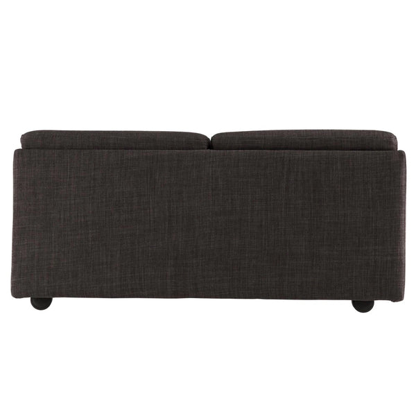 Homelegance By Top-Line Cormax Storage Ottoman Espresso Linen