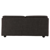 Homelegance By Top-Line Cormax Storage Ottoman Espresso Linen