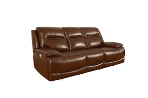 Parker House Parker Living Colossus - Napoli Brown Zero Gravity Power Reclining Sofa Napoli Brown Top Grain Leather with Match (X) MCOL#832PHZ-NBR