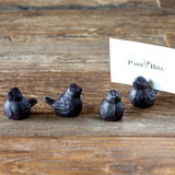 Cast Iron Songbird Place Card Holder, Box of 4 EAB00640 Park Hill