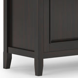 Amherst Wide 3 Door Storage Cabinet Hickory Brown B136P158350 Hearth and Haven