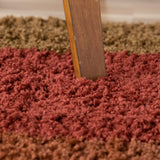 Orian Rugs Impressions Shag Brigim Machine Woven Polypropylene Transitional Area Rug Copper Polypropylene