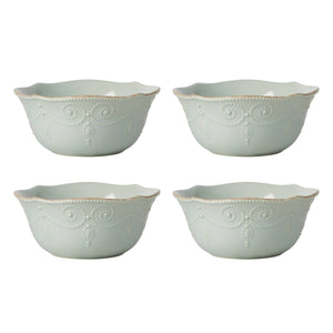 Lenox French Perle 4-Piece All-Purpose Bowl Set White, BLUE STONEWARE 891283
