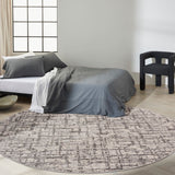 Nourison Calvin KleinCK950 Rush CK952 Machine Made Power-loomed No Border Indoor Only Modern  Rug Ivory,Grey, Ivory Grey High Pile, 100% Polypropylene,Low Pile, 100% Polyester 99446819116