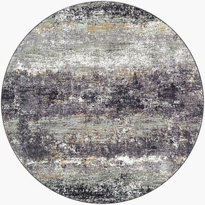 Livabliss Gakko Large Polyester Area Rug with Fringe for Living Room or Dining Space Medium Gray, Gr 5'3" x 5'3" GKK2305-53RD