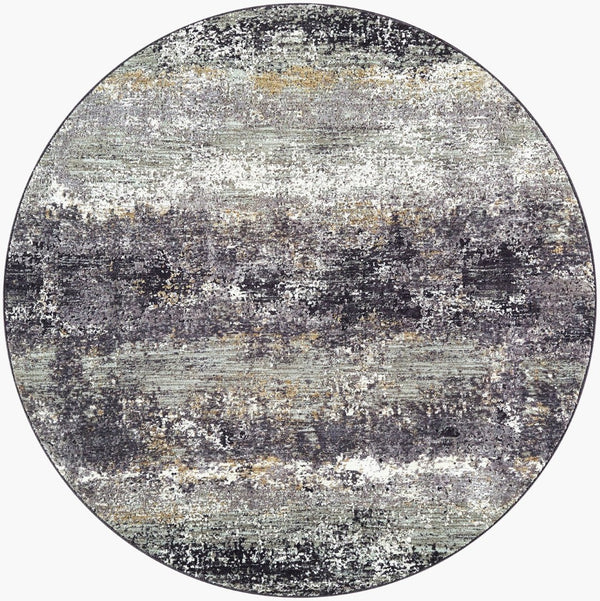Livabliss Gakko Large Polyester Area Rug with Fringe for Living Room or Dining Space Medium Gray, Gr 5'3" x 5'3" GKK2305-53RD