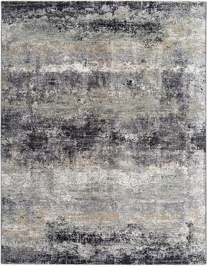 Livabliss Gakko Large Polyester Area Rug with Fringe for Living Room or Dining Space Medium Gray, Gr 9' x 12'2" GKK2305-9122