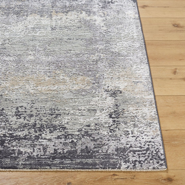 Livabliss Gakko Large Polyester Area Rug with Fringe for Living Room or Dining Space Medium Gray, Gr 9' x 12'2" GKK2305-9122
