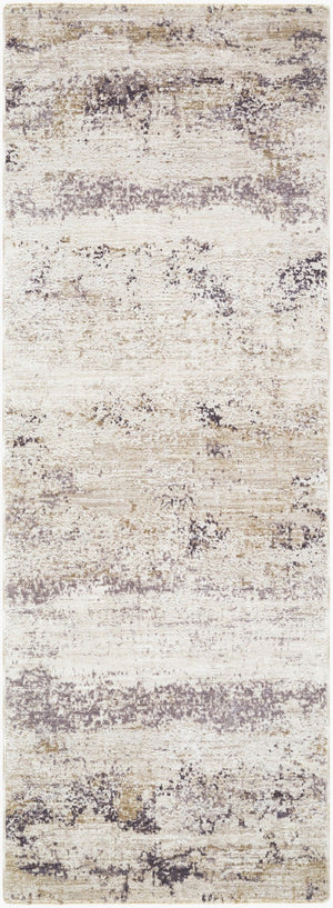 Livabliss Gakko Machine Woven Polyester Area Rug with Fringe for Living and Dining Rooms Ivory, Cream 2'7" x 10' GKK2306-2710