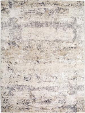 Livabliss Gakko Machine Woven Polyester Area Rug with Fringe for Living and Dining Rooms Ivory, Cream 12' x 15' GKK2306-1215