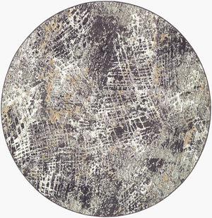 Livabliss Gakko Machine Woven Polyester Area Rug with Fringe for Large Living Spaces Medium Gray, Iv 6'7" x 6'7" GKK2310-67RD