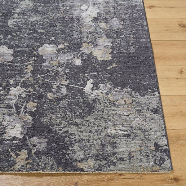 Livabliss Gakko Machine Woven Polyester Area Rug with Fringe for Large Living Spaces Black, Medium G 9' x 12'2" GKK2315-9122