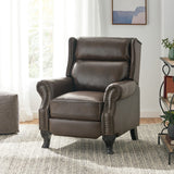 Christopher Knight Home® Noble House 35.43" Wide Faux Leather Manual Wing Chair Recliner