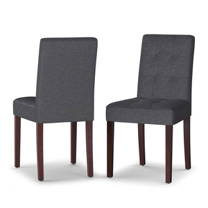 English Elm Andover Parson Dining Chair Set Of 2 - Stylish Slate Grey Upholstered Comfort For Any Space B136P158586