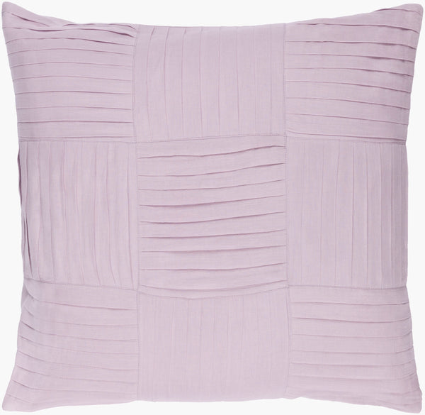 Surya Gilmore Accent Pillow - Luxurious 18” Cotton Cushion, Handmade In India For Elegant Home Décor Lilac Cotton Gl005-2222d