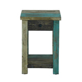 Christopher Knight Home® - Noble House - Meader Boho Handmade Distressed Mango Wood Large Side Table