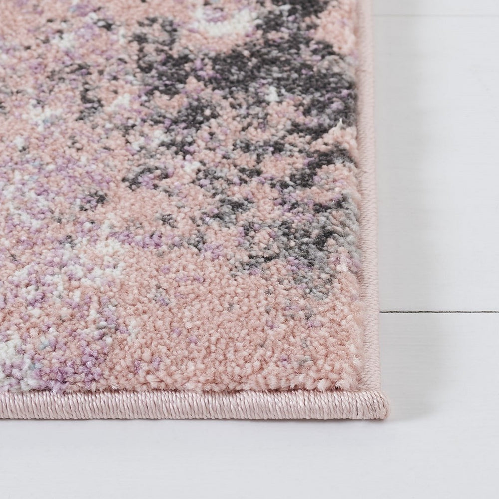 Safavieh Glacier 124 Power Loomed Contemporary Rug Pink / Grey GLA124U-3SQ