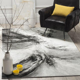 Safavieh Glacier 127 GLA127 Power Loomed Contemporary Rug Grey / Multi GLA127C-4R