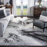 Safavieh Glacier 127 GLA127 Power Loomed Contemporary Rug Grey / Multi GLA127C-4R