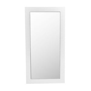 VIG Furniture Modrest Glinda - Modern Pearl White Floor Mirror VGHB429G2-WHT