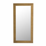 VIG Furniture Modrest Glinda - Modern Brushed Brass Floor Mirror VGHB429G2-BRS