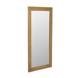 VIG Furniture Modrest Glinda - Modern Brushed Brass Floor Mirror VGHB429G2-BRS