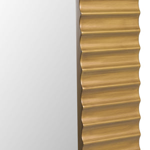 VIG Furniture Modrest Glinda - Modern Brushed Brass Floor Mirror VGHB429G2-BRS