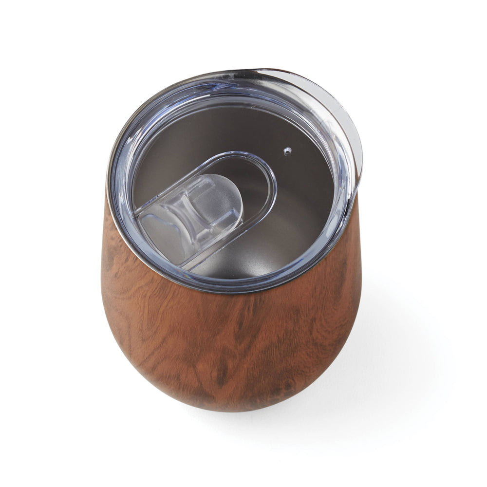 Lenox Cambridge 12 Oz Wood Insulated Wine Tumblers, Set of 4 NO COLOR METAL EP56PTCB24DS