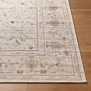 Livabliss Goblen Flatweave Area Rug Egyptian Woven Wool Blend Traditional Living Room Floor Ivory, Taupe 7'10" x 10' GLN2300-71010