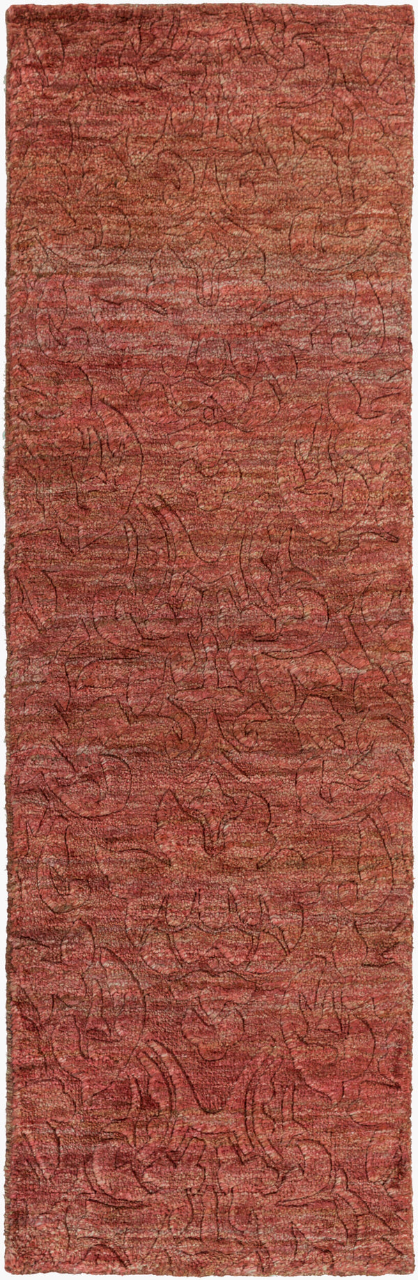Surya Galloway Glo-1000 Hand-knotted 2' X 3' Jute Rug – Luxurious Medium Pile For Elegant Home Decor Rust Jute Glo1002-268