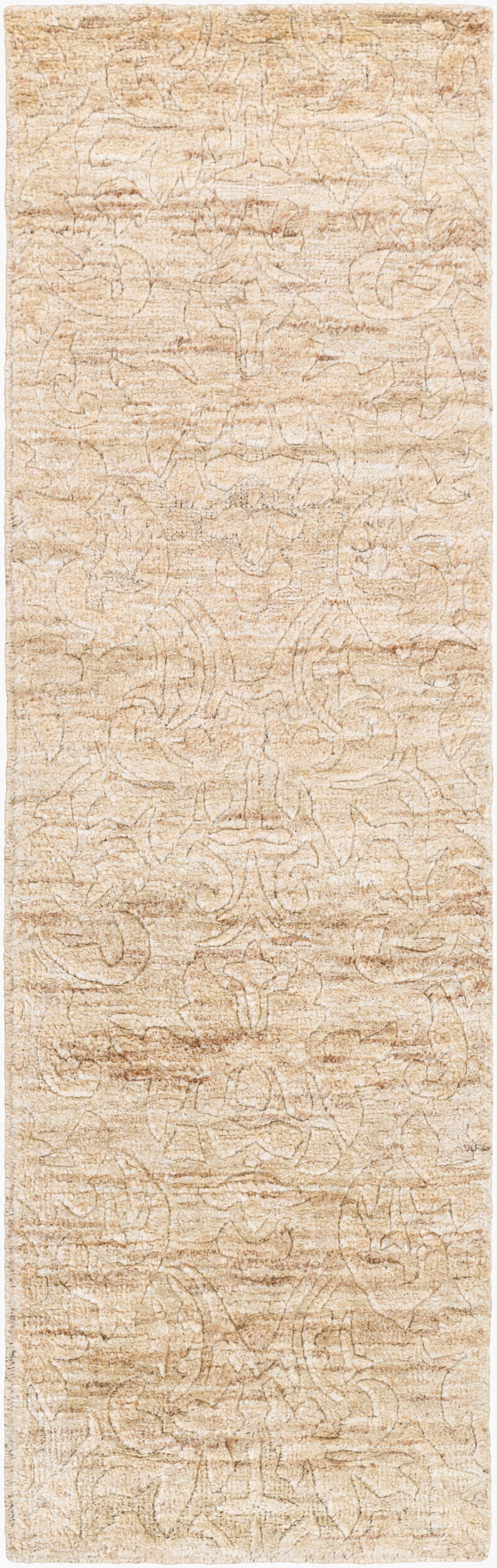 Surya Galloway Glo-1000 Hand-knotted 2' X 3' Jute Rug – Luxurious Medium Pile For Elegant Home Decor Ivory Jute Glo1003-268