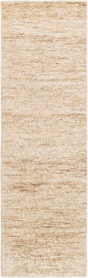 Surya Galloway Glo-1000 Hand-knotted 2' X 3' Jute Rug – Luxurious Medium Pile For Elegant Home Decor Ivory Jute Glo1003-268