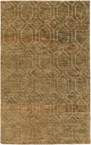 Surya Galloway Glo-1000 Hand-knotted 2' X 3' Jute Rug – Luxurious Medium Pile For Elegant Home Decor Olive Jute Glo1005-3353