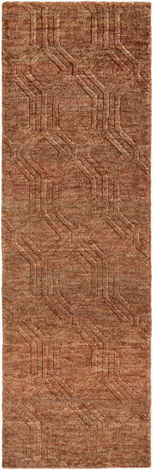 Surya Galloway Glo-1000 Hand-knotted 2' X 3' Jute Rug – Luxurious Medium Pile For Elegant Home Decor Rust Jute Glo1006-268