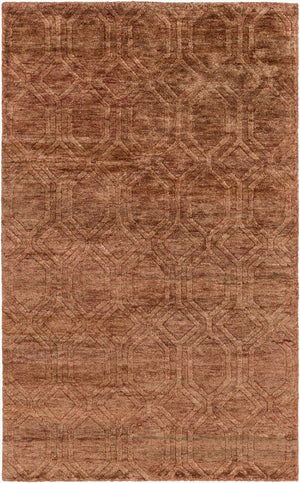 Surya Galloway Glo-1000 Hand-knotted 2' X 3' Jute Rug – Luxurious Medium Pile For Elegant Home Decor Rust Jute Glo1006-811
