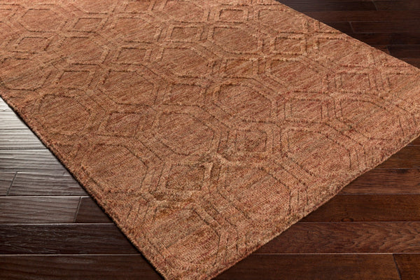 Surya Galloway Glo-1000 Hand-knotted 2' X 3' Jute Rug – Luxurious Medium Pile For Elegant Home Decor Rust Jute Glo1006-811