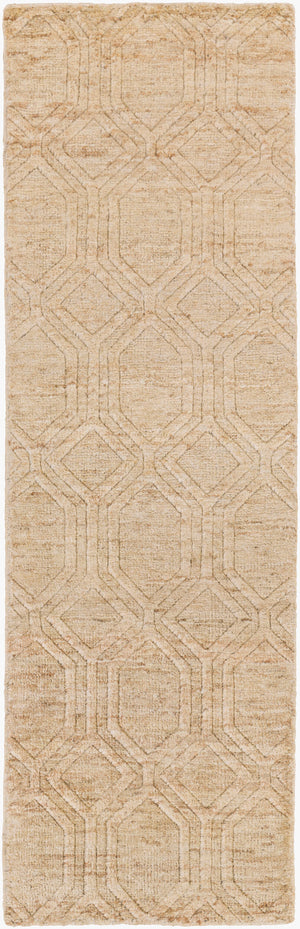 Surya Galloway Glo-1000 Hand-knotted 2' X 3' Jute Rug – Luxurious Medium Pile For Elegant Home Decor Ivory Jute Glo1008-268