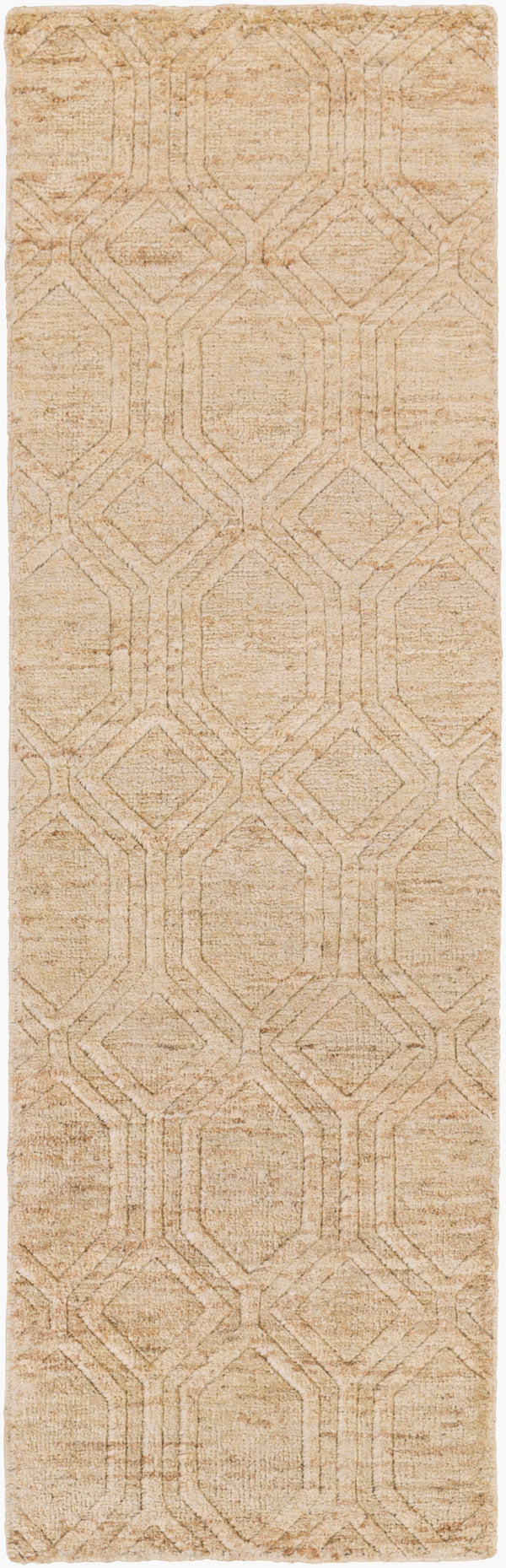Surya Galloway Glo-1000 Hand-knotted 2' X 3' Jute Rug – Luxurious Medium Pile For Elegant Home Decor Ivory Jute Glo1008-268
