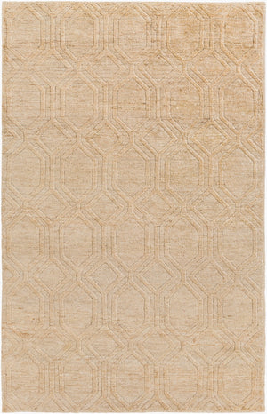 Surya Galloway Glo-1000 Hand-knotted 2' X 3' Jute Rug – Luxurious Medium Pile For Elegant Home Decor Ivory Jute Glo1008-3353