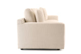 VIG Furniture Divani Casa Gloria - Modern White Fabric Sofa VGSX-22052-SOFA-PRL