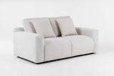 VIG Furniture Divani Casa Gloria - Modern White Fabric Loveseat VGSX-22052-LOVE-PRL