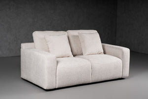 VIG Furniture Divani Casa Gloria - Modern White Fabric Loveseat VGSX-22052-LOVE-PRL