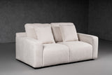 VIG Furniture Divani Casa Gloria - Modern White Fabric Loveseat VGSX-22052-LOVE-PRL