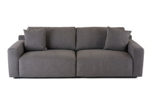 VIG Furniture Divani Casa Gloria - Modern Grey Fabric Sofa VGSX-22052-SOFA-SILT