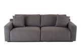 Divani Casa Gloria - Modern Grey Fabric Sofa