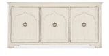 Americana Entertainment Credenza 7050-55472-02 Whites/Creams/Beiges Americana Collection 7050-55472-02 Hooker Furniture