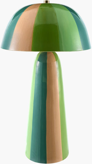 Livabliss Galleria Traditional Felt and Metal Table Lamp for Bedroom Nightstand or Console GLRI-001