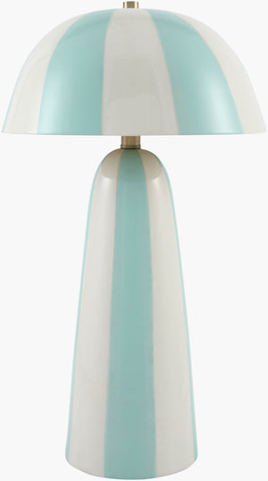 Livabliss Galleria Mixed Metal and Fabric Table Lamp Classic Upright Silhouette for Transitional Rooms GLRI-002