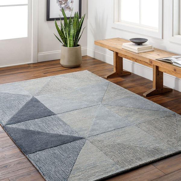 Livabliss Glasgow Hand-tufted Wool Viscose Accent Rug with Sculptural High-low Pile Texture GLS2300-23