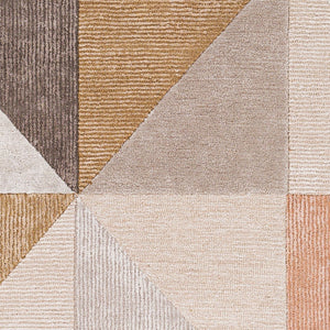 Surya Glasgow Handmade 2' X 3' Modern Area Rug - Luxurious Viscose & Wool, Durable Hand Tufted Design Light Beige Viscose,Wool Gls2301-23